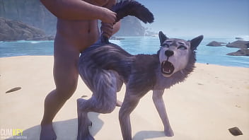 Huge Dick Guy fuck sluty Werewolf Bitch  | Huge Dick | 3D Wild Life